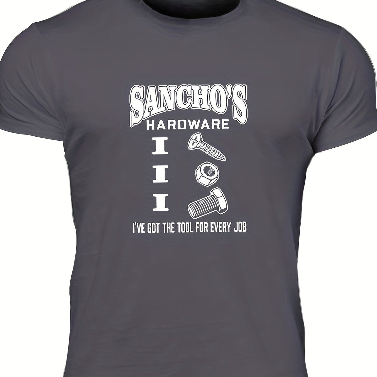 Men's Tool for Every Job Letter Print T-shirt