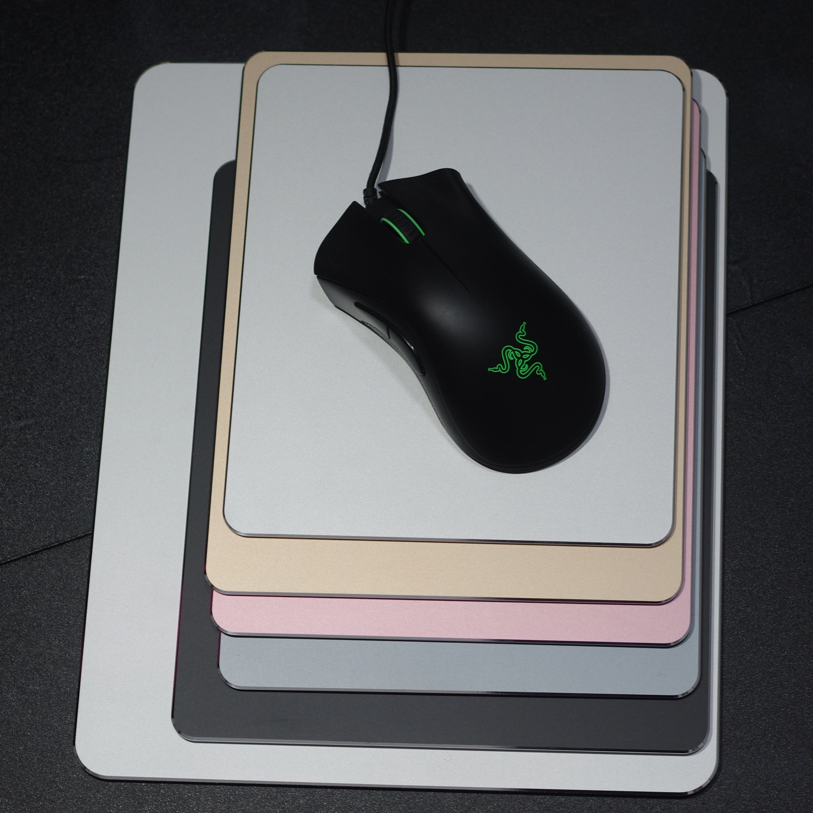 Pure Aluminum Metal Mouse Pad Waterproof Non-slip Office Pad