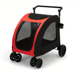 Foldable Pet Stroller For Medium & Large Dogs