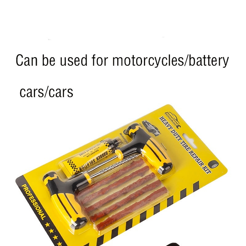 Car Tire Repair Tool Set Strip Glue Quick Tire Repair