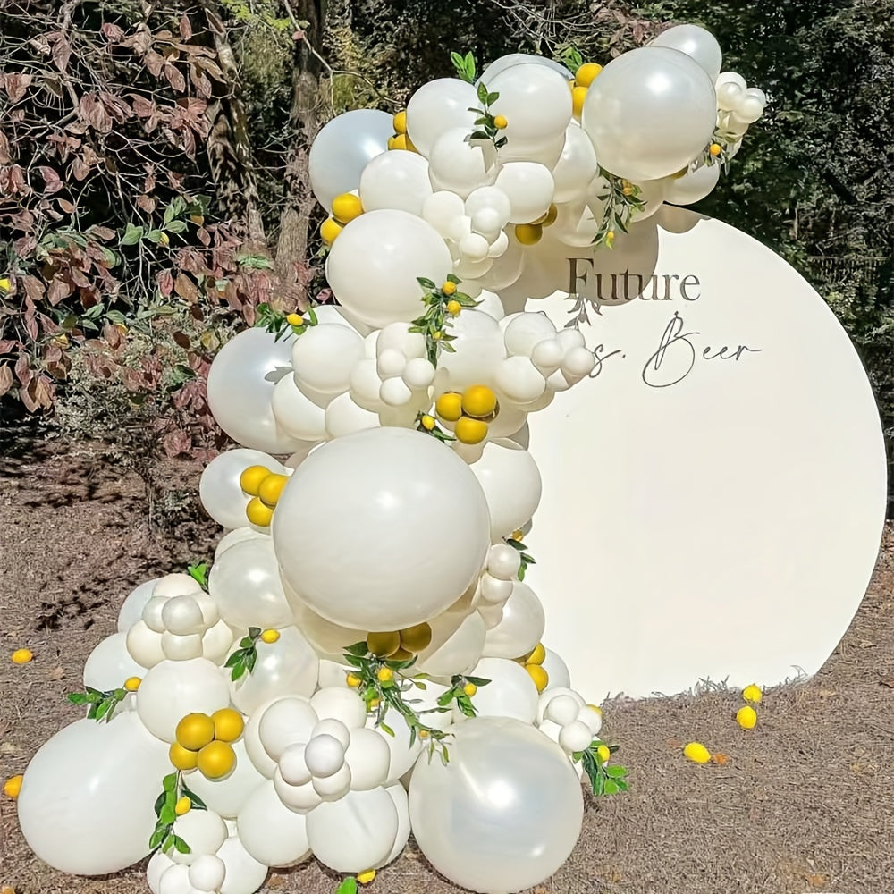 Pink and Lemon Balloon Set for Party Decoration