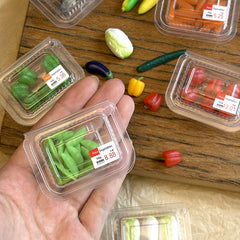 1:12 Mini Veg Boxes w/ Labels Assorted Kitchen Toy Deco