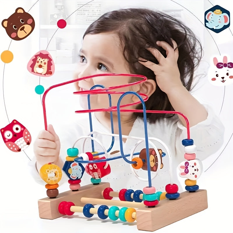 MINI Kid's Bead Maze Toy Hand Learning Educational Toys Gift