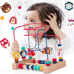 MINI Kid's Bead Maze Toy Hand Learning Educational Toys Gift