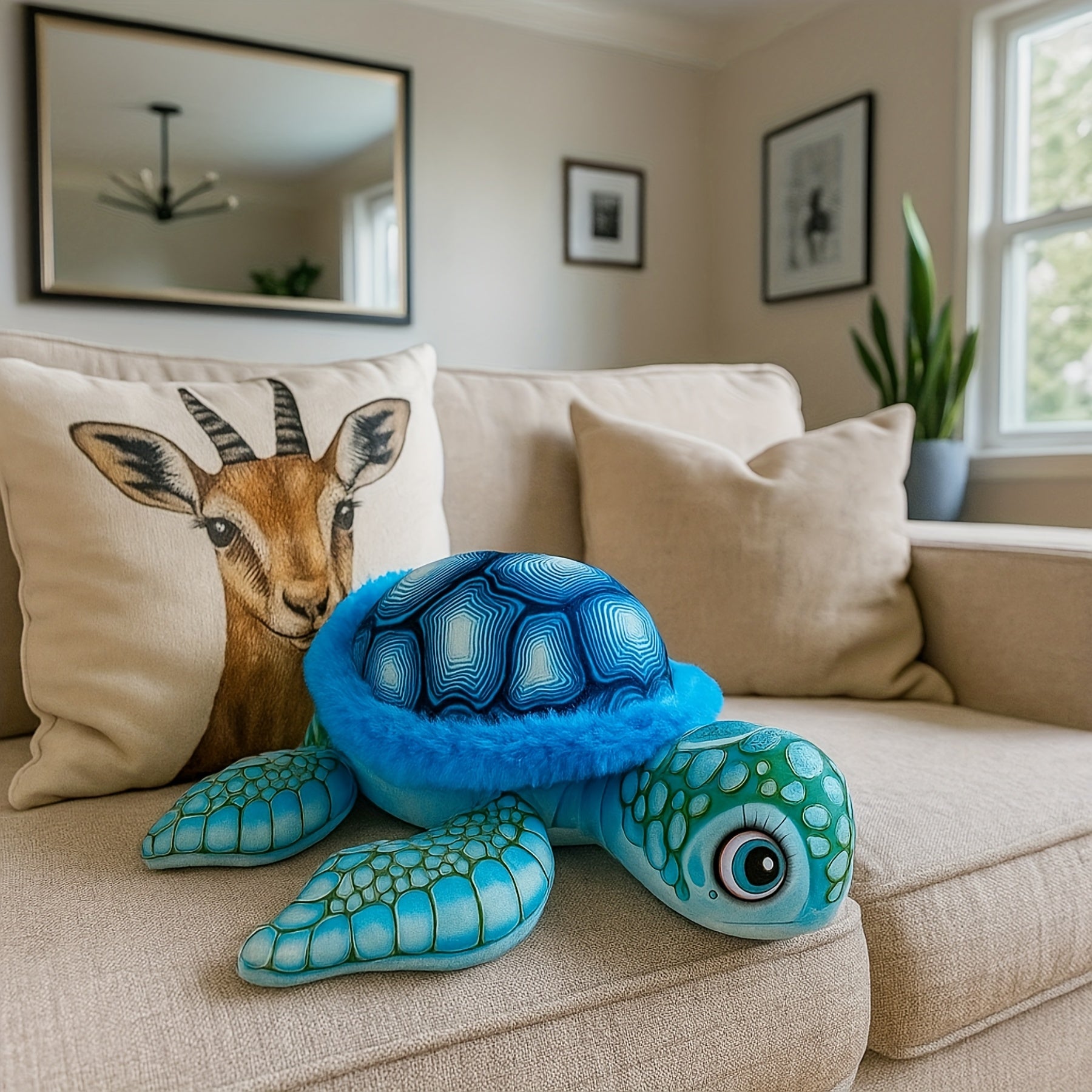 Turtle Statue Plush Doll for Birthday or Holiday