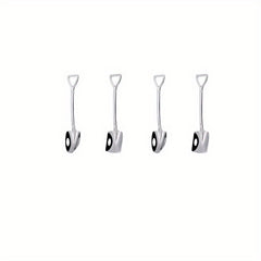 4pcs Stainless Steel Spoon and Shovel Set for Desserts Coffee Fruit Ice Cream