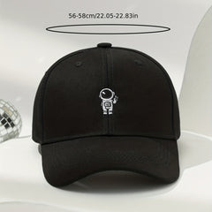 Embroidered Astronaut Sunshade Baseball Cap