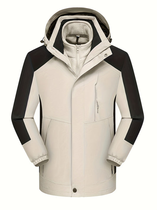 3 in 1 Block Women's Outdoor Sports Jacket