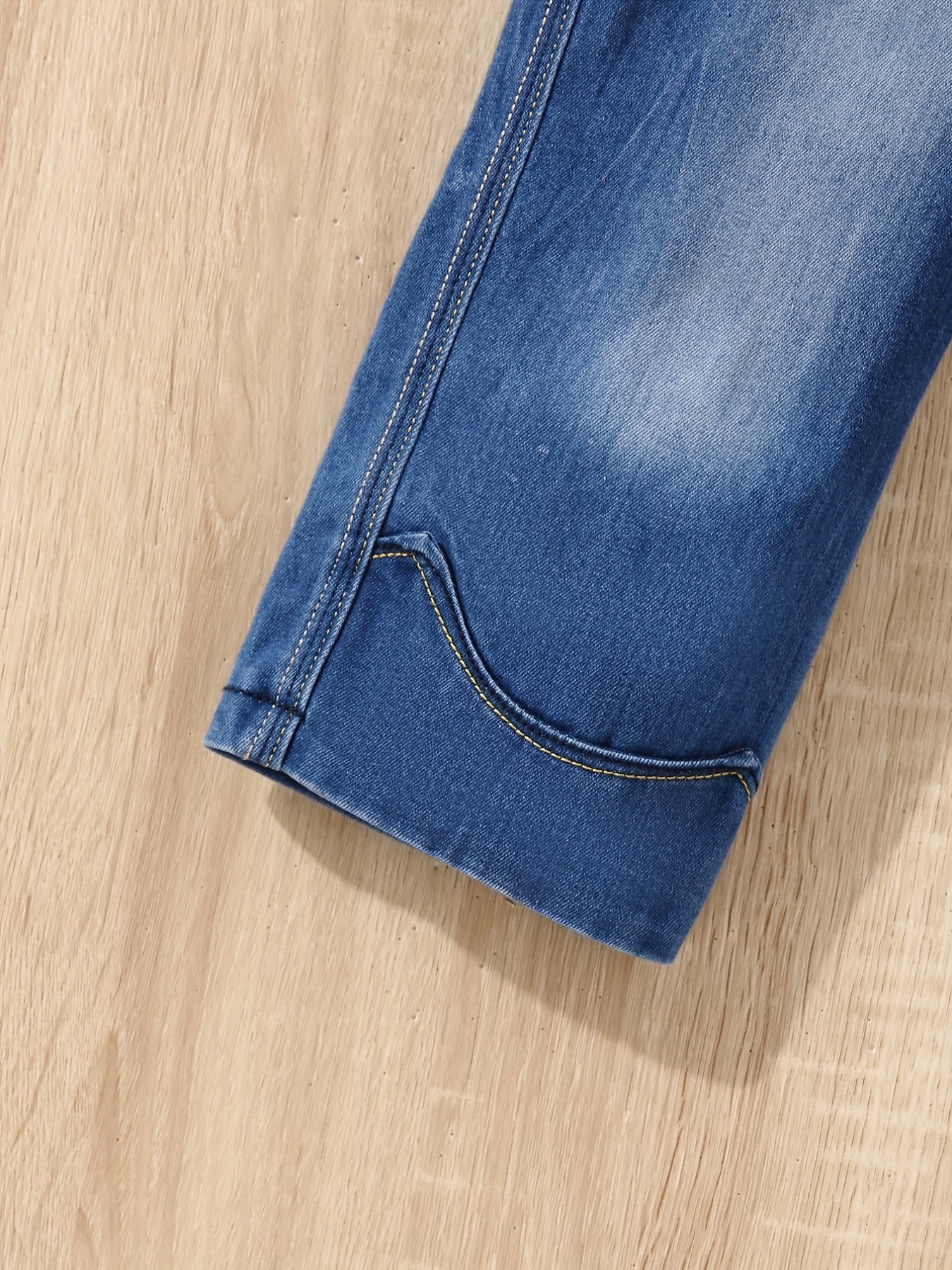 Girls' Funky Casual Jeans Cropped Denim Capris Trousers