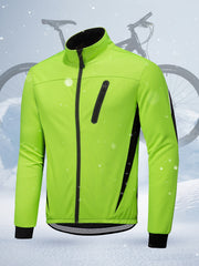 Men's Warm Waterproof Mountain Bike Riding Jacket Coat