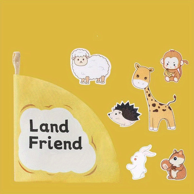 Baby's First Puzzle Book Cloth Sound Paper Safe & Non Toxic