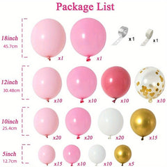 Pink Balloon Garland Arch Set for Proposal Wedding Baby Shower