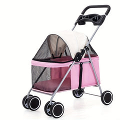Portable Outdoor Dog Stroller For Small & Medium Pets