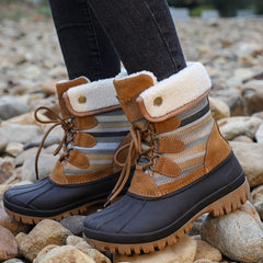 STQ Waterproof Winter Boots Women Cold Weather Duck Boots