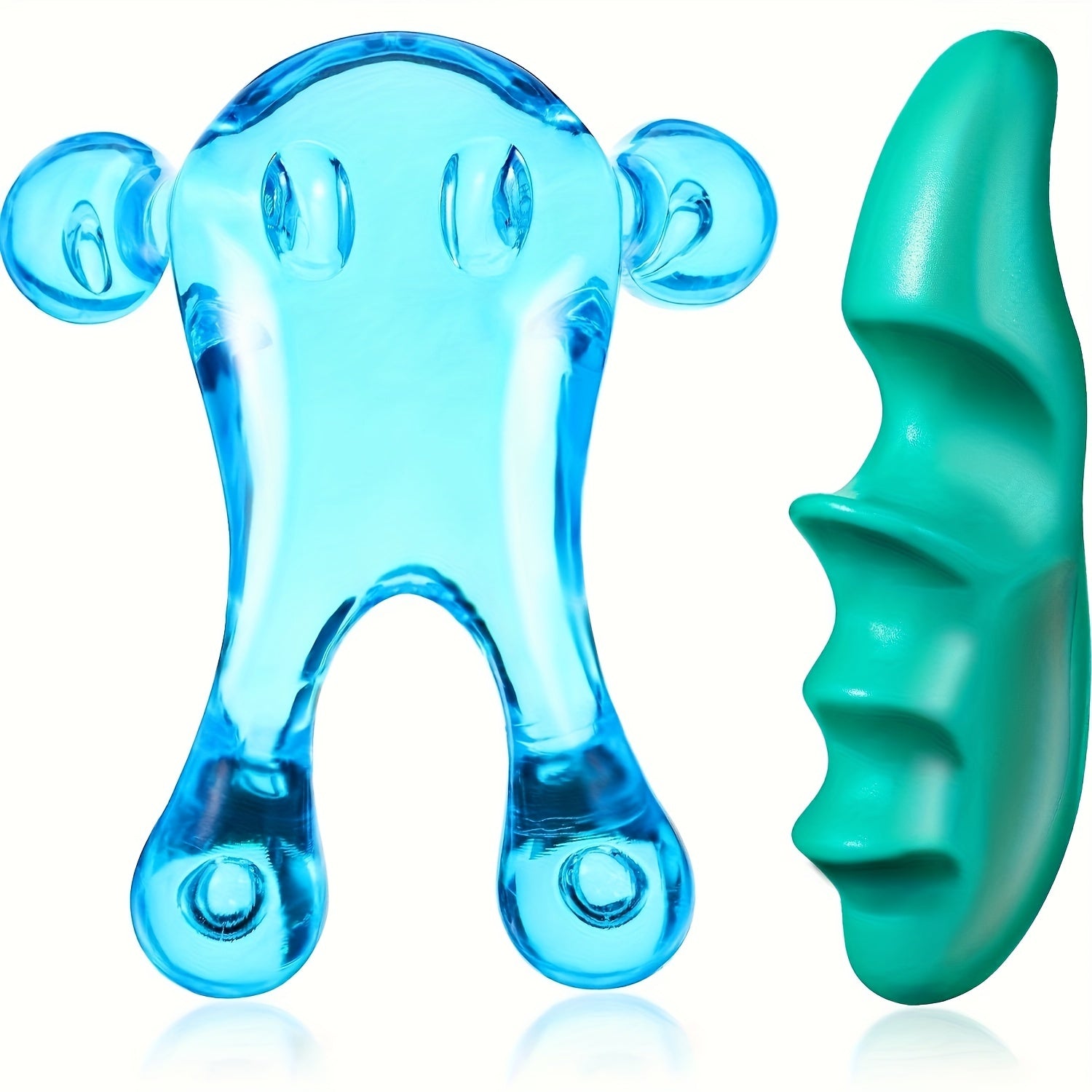 Thumb Massager Protector Set with Palm Sea Urchin Massage Tool - Green