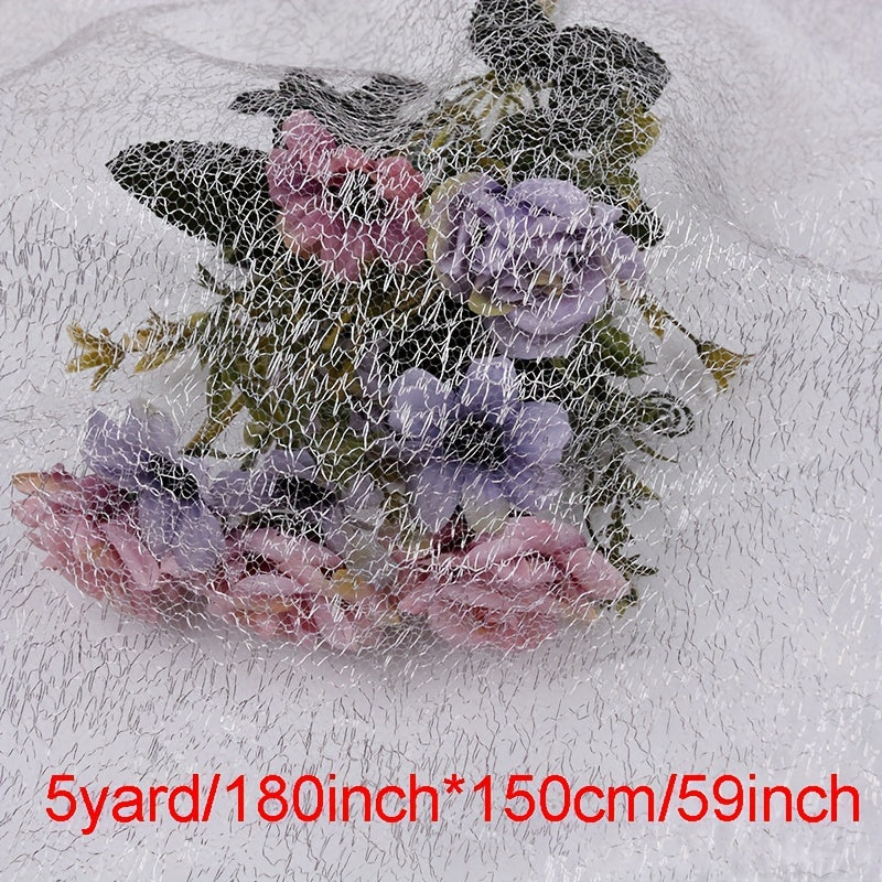 Polyester Embroidery Bottom Fabric Mesh Fabric for Decorative Use