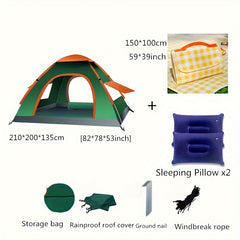 UV Protection Portable Folding Tent for Camping