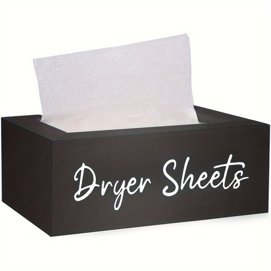 Wooden Tissue Box Laundry Dryer Paper Holder Decorative Storage Box