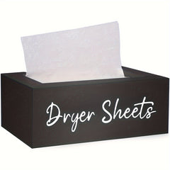 Wooden Tissue Box Laundry Dryer Paper Holder Decorative Storage Box