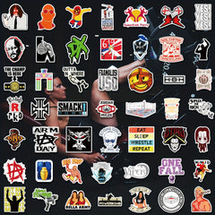 150pcs Gym Stickers For Water Bottle Wrestling Sticker For Adults Men