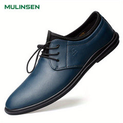 Men's Leather Oxford Shoes for Wedding Business