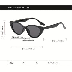 Y2K Cat Eye Sunglasses UV400 Sun Shades Club Beach Party
