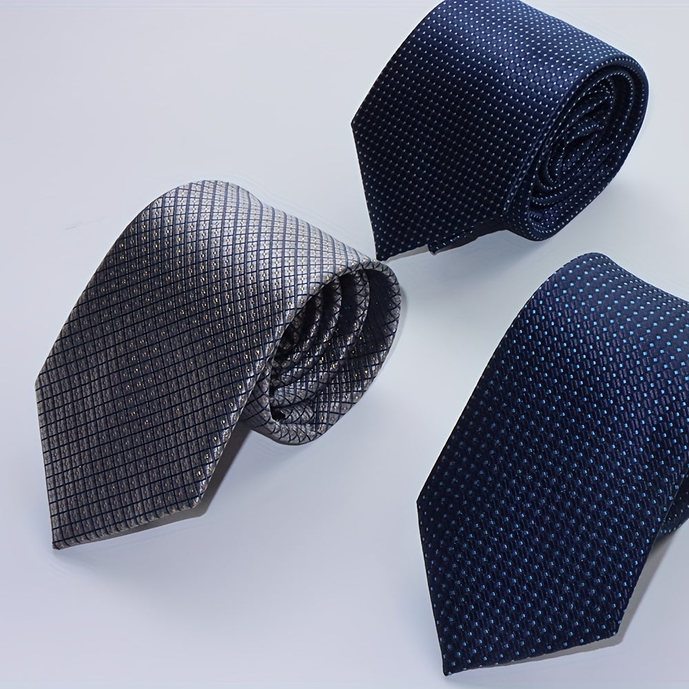 Jacquard Ties For Men Size 3 15Inch Business Elite Formal Accessories