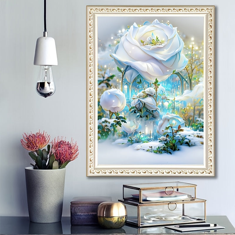 5D Arrival Art Rhinestone Diamond Painting Charm Rose Full Of Rhinjsones DIY