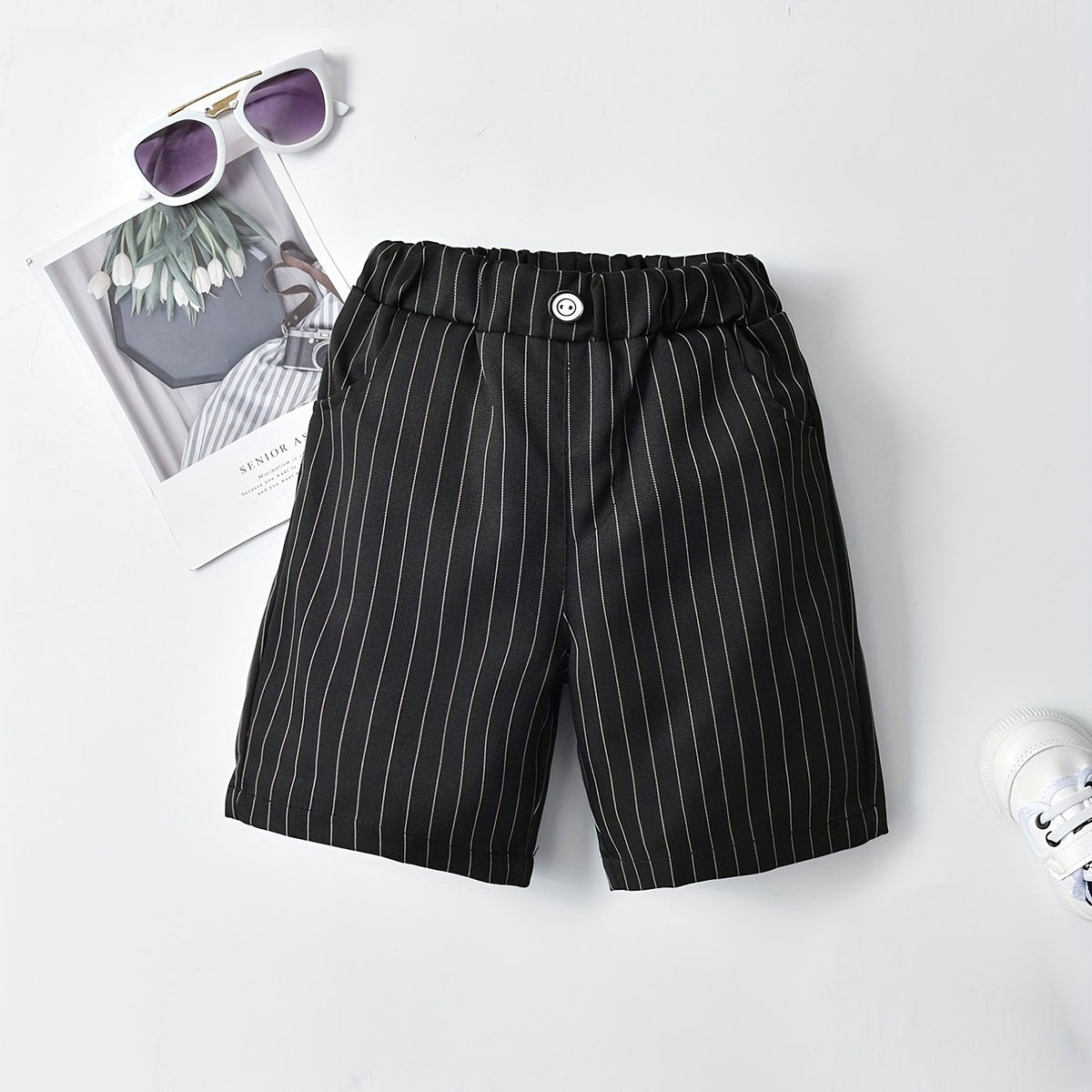 Boys Striped Shorts for Summer Holiday Party