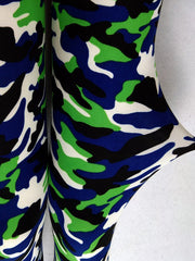 Women's Camo Slim Fit Cropped Leggings