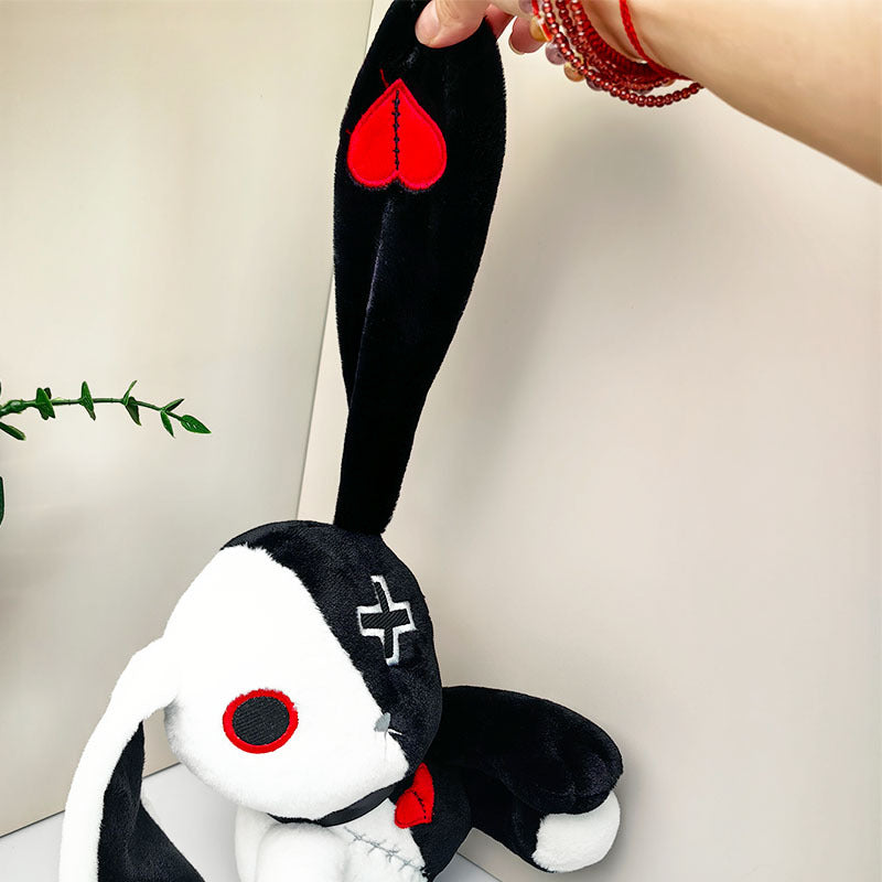 2pcs Evil Rabbit Plush Toy Halloween Decor