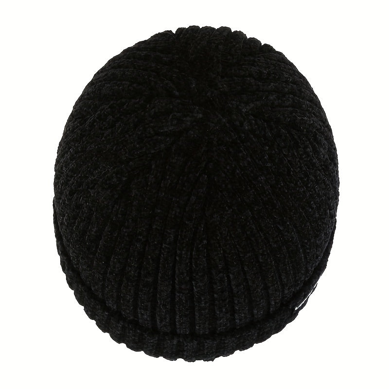 Men's Thick Woolen Hat with Ear Protection for Winter