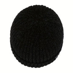 Men's Thick Woolen Hat with Ear Protection for Winter