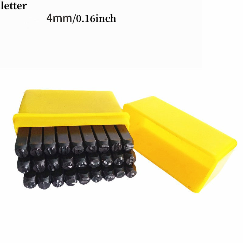 Numbers Alphabets Printing Tools Leather Carving DIY Craft Embossing Stamp