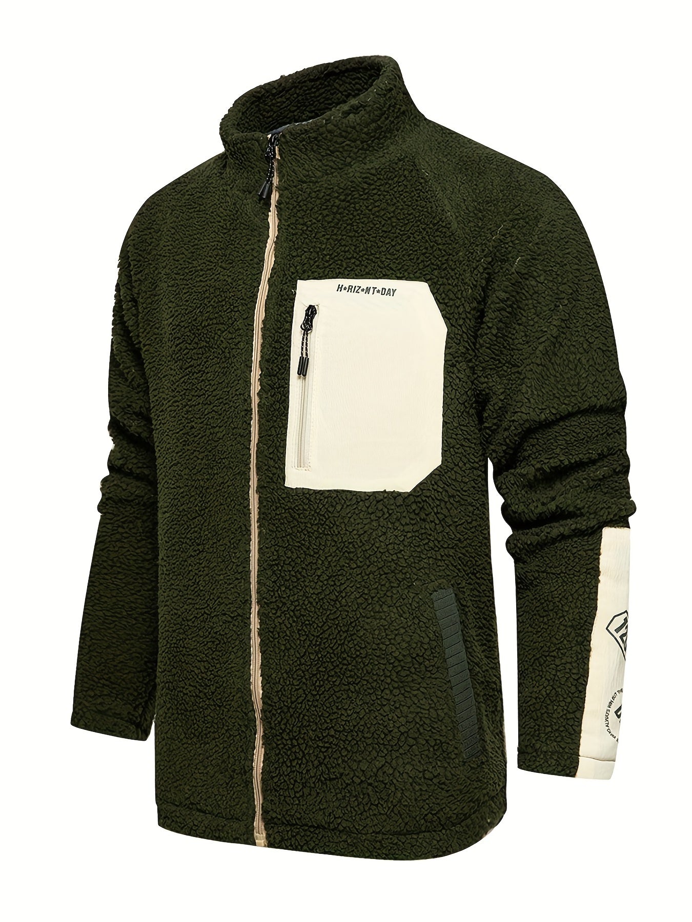 Retro Sherpa Jacket Zip Up Spring Fall Outdoor