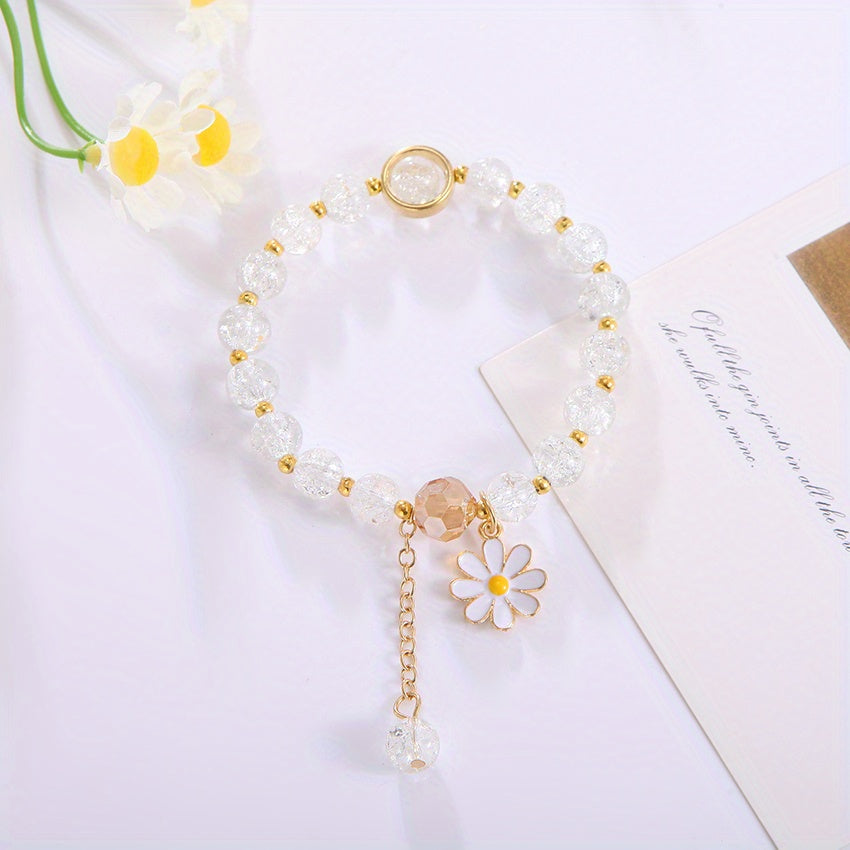 Colorful Crystal Beaded Bracelet Bohemian Women Jewelry