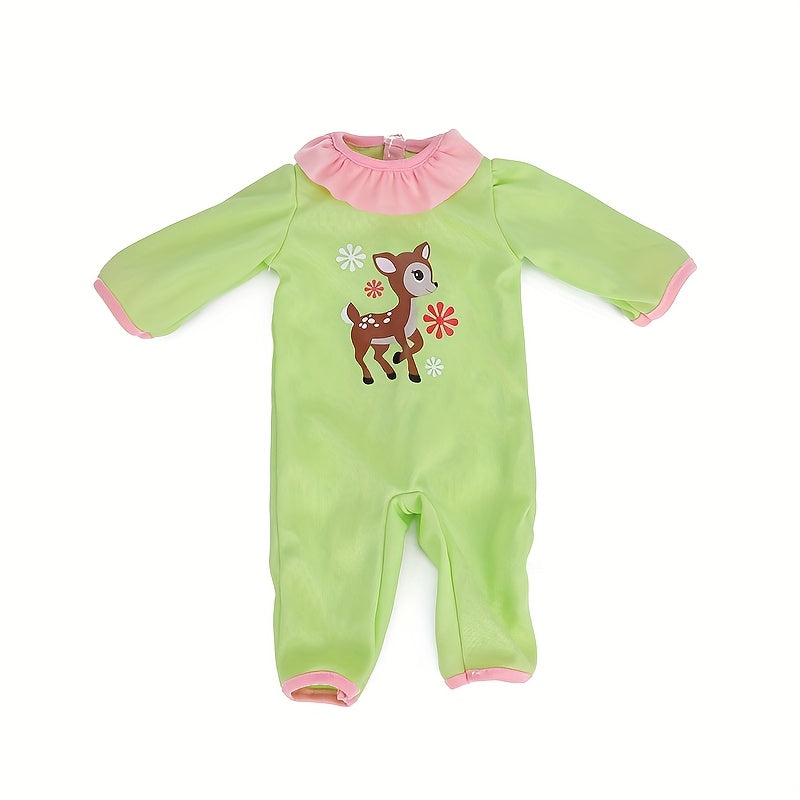Green Doll Clothes Set for 18 Inch Dolls Playset
