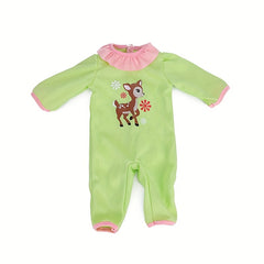 Green Doll Clothes Set for 18 Inch Dolls Playset
