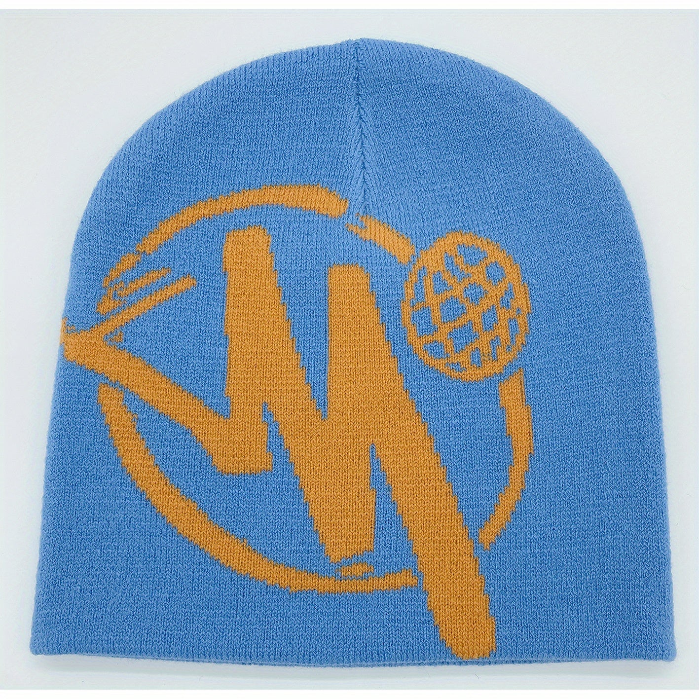 Hip hop Knit Beanie Hat Hat With Printing For Men And Women
