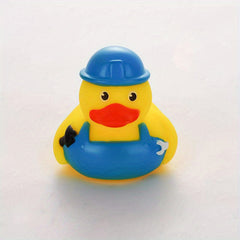 3pcs Yellow Duck Bath Toy Sound Play Water Floating Duck