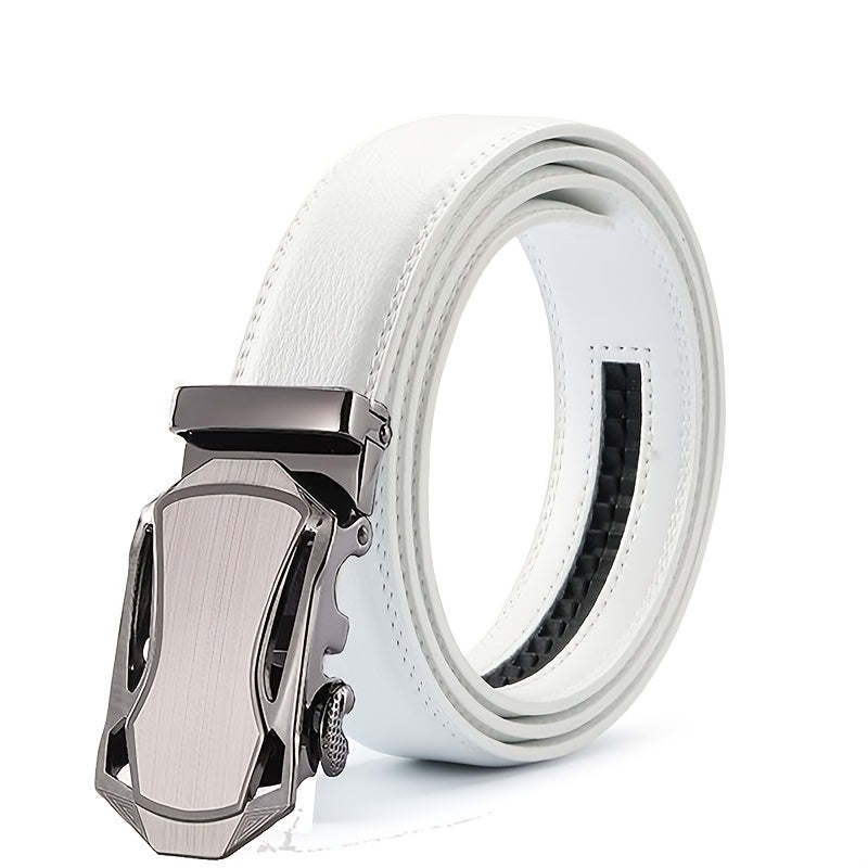 Men's Casual Alloy PU Leather Belt