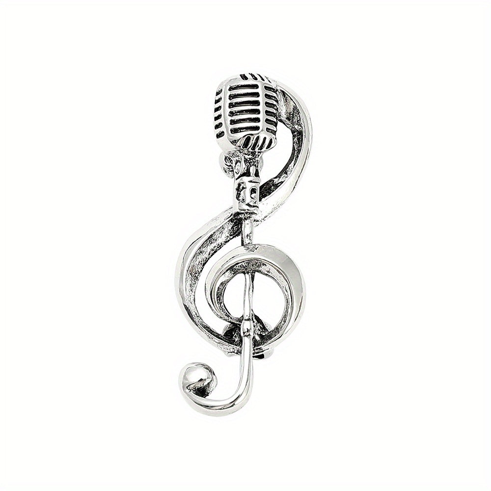 Music Note Brooch For Him