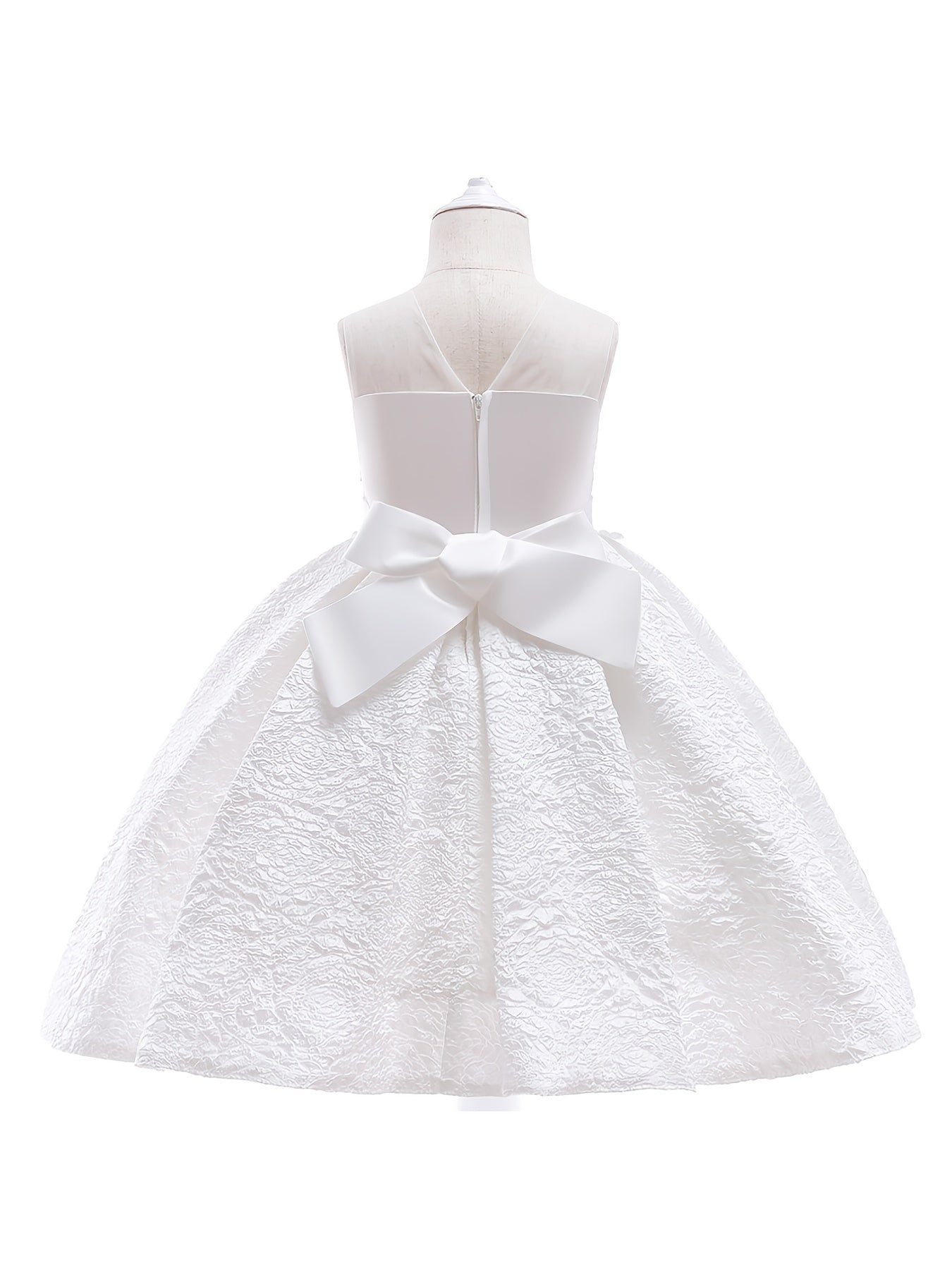Embroidered Flower Girl Princess Dress for Party, Wedding, Performance
