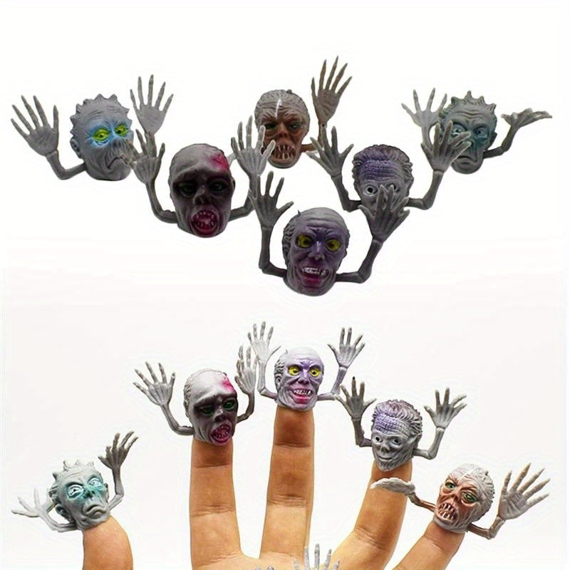 6pcs Monster Finger Puppets for Party Supplies