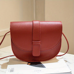 Shell Shaped Crossbody Bag PU Leather Mobile Phone Bag for Girls