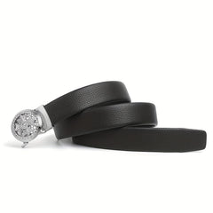 Top Layer Cowhide Men's Automatic Business Belt