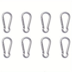 Stainless Steel Spring Clip 3 Pack Heavy Duty Key Swing Camping Fishing