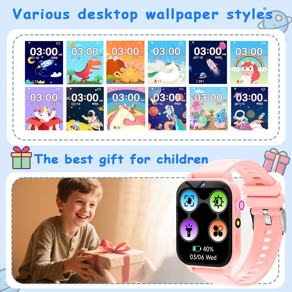 Kids Smart Watch Alarm Clock Flashlight Calculator Calendar Step Tracker