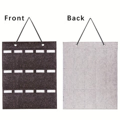 Sunglasses Organizer Wall Hanging Holder Felt Storage Bag