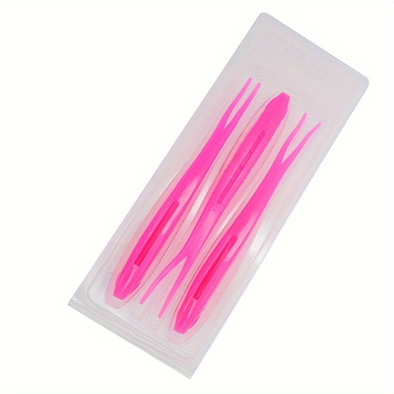 3pcs Large 16.99cm Ultra Soft Split Tail Fishing Biomimetic Baits